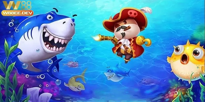Vua Cá Mập W88 - Trải Nghiệm Game Săn Cá Mới Mẻ Và Hấp Dẫn